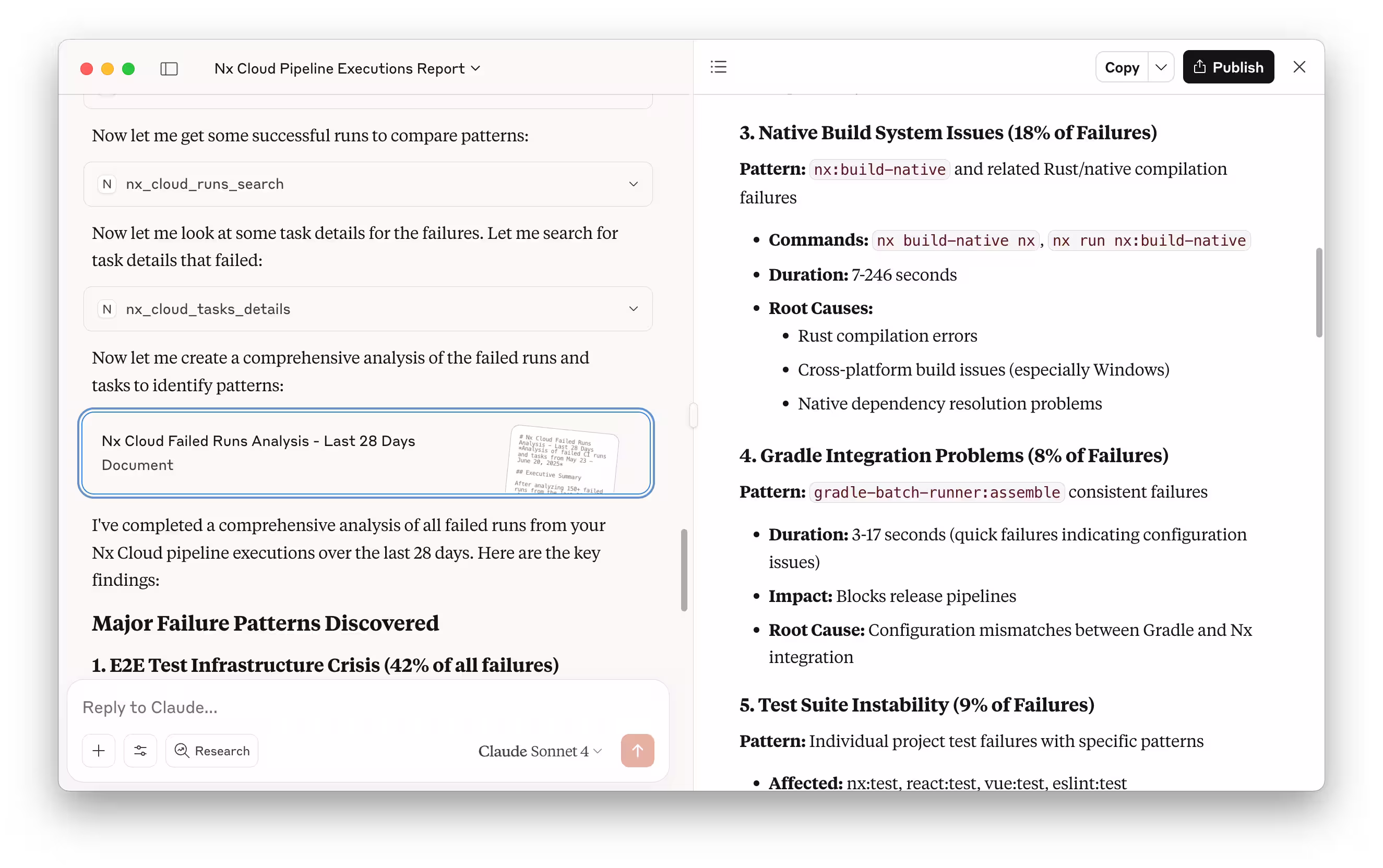 Nx Cloud MCP Native Build Issues